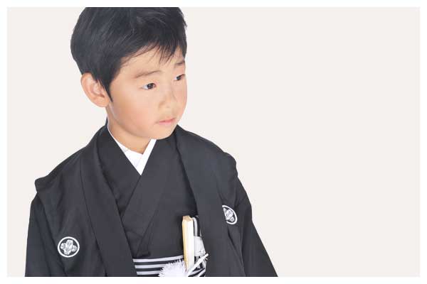 卒園式男児