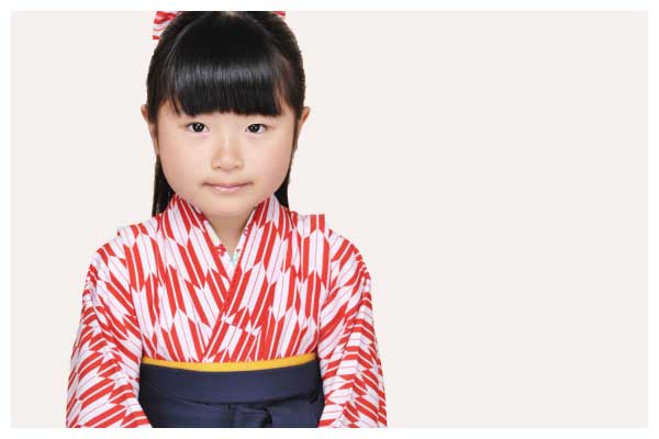 卒園式女児